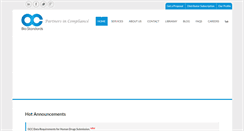 Desktop Screenshot of bio-standards.com